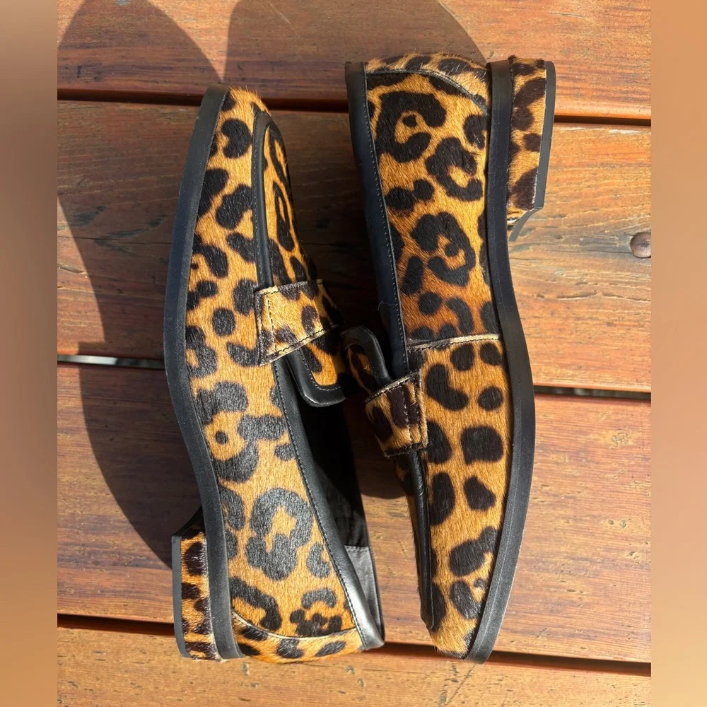 Vionic genuine dyed hair calf loafers sz 7.5 l - Picture 1 of 6